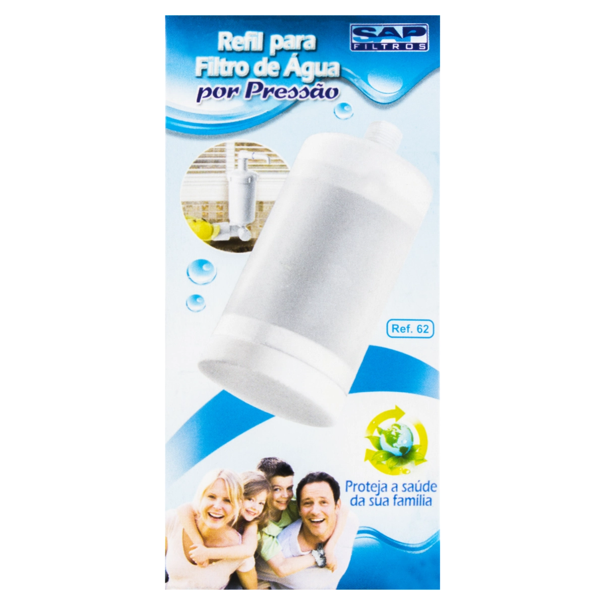 Refil Filtro De água Por Pressão Sap Filtros
