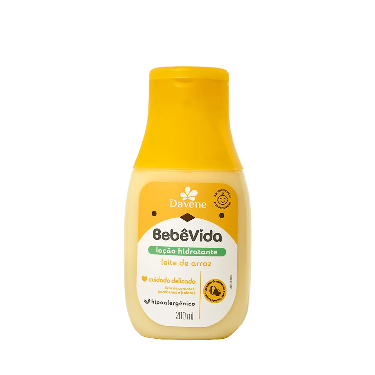 Locao Hidr Bebe Vida 200ml Leite De Arroz