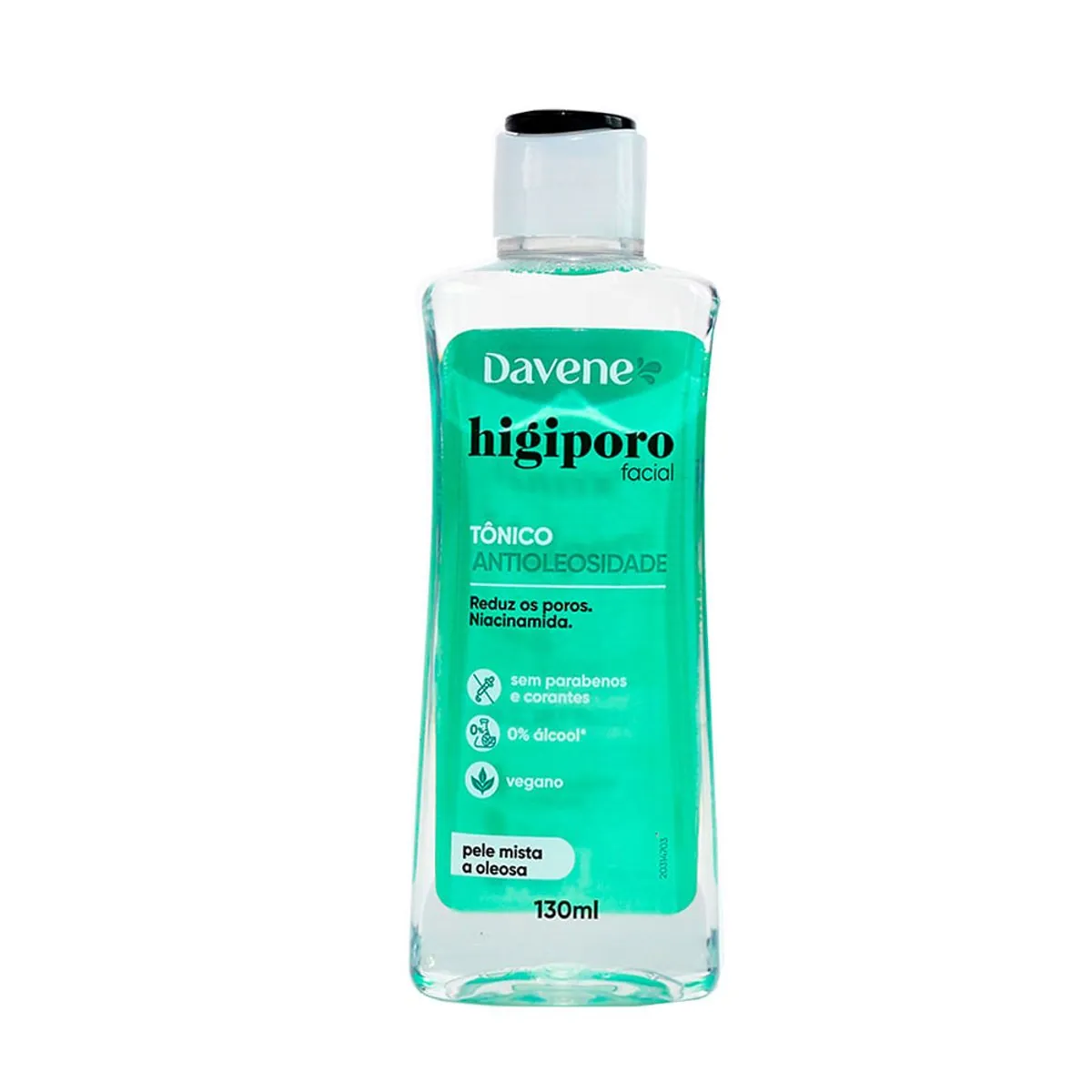 Tônico Facial Antioleosidade Davene Higiporo Frasco 130ml