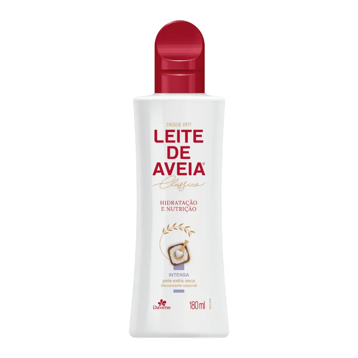 Desodorante Hidratante Corporal Intensa Davene Leite De Aveia Clássico Frasco 180ml