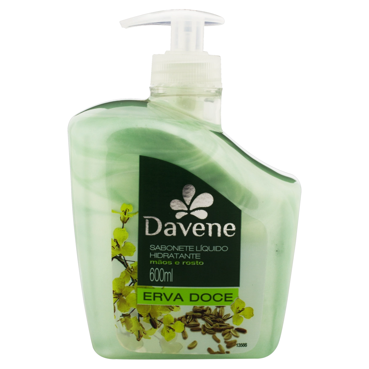 Sabonete Líquido Hidratante Mãos E Rosto Erva Doce Davene Frasco 600ml