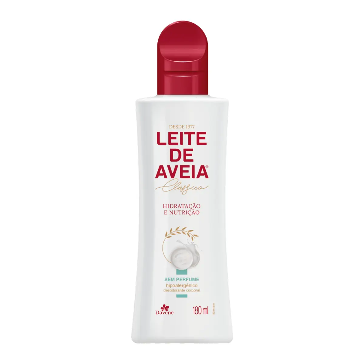Desodorante Hidratante Corporal Davene Leite De Aveia Frasco 180ml