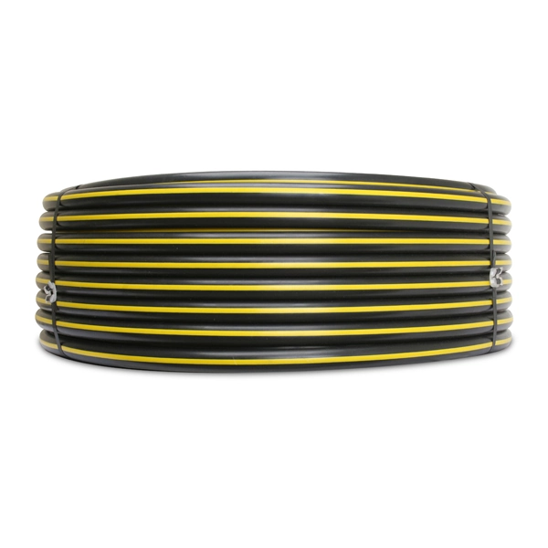 Tubo Liso 1 50Metros Preto e Amarelo Tuboline