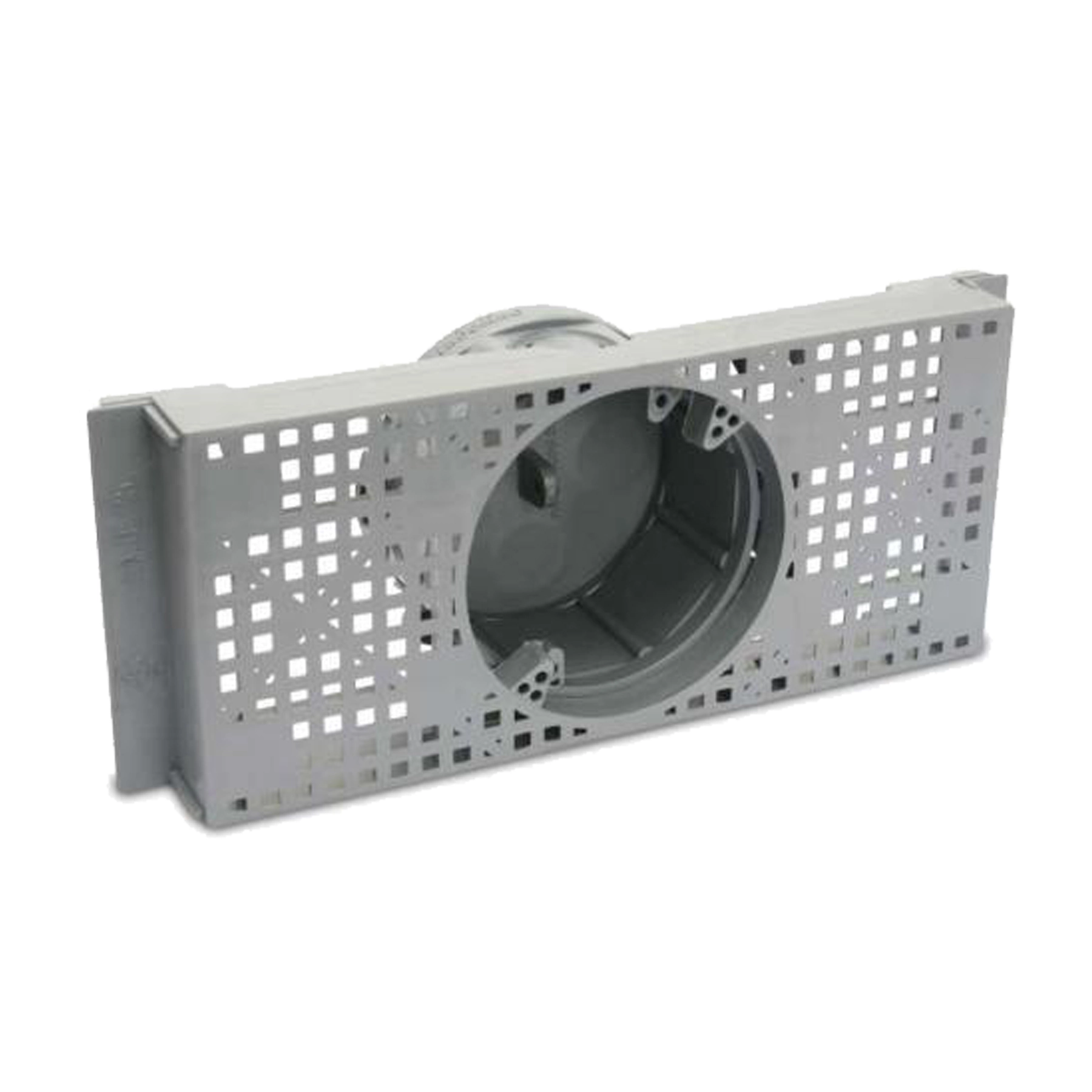 Kit Caixa de Luz 4x4 Octagonal 25cm 12 Unidades Cinza Tuboline