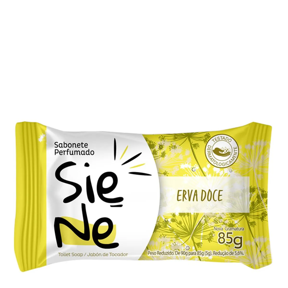 Sabonete Barra Erva-Doce Siene Flow Pack 85g
