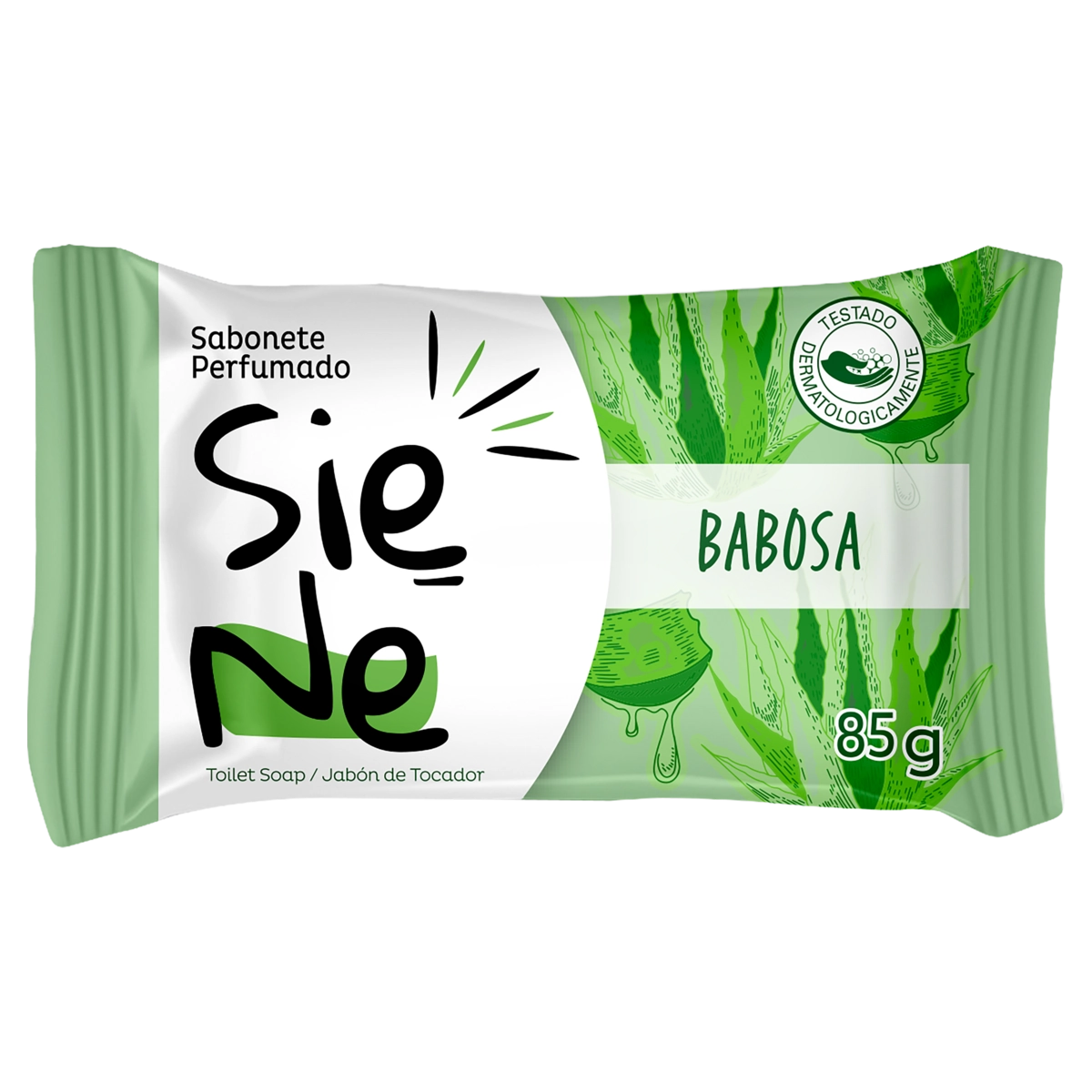 Sabonete Barra Babosa Siene Flow Pack 85g