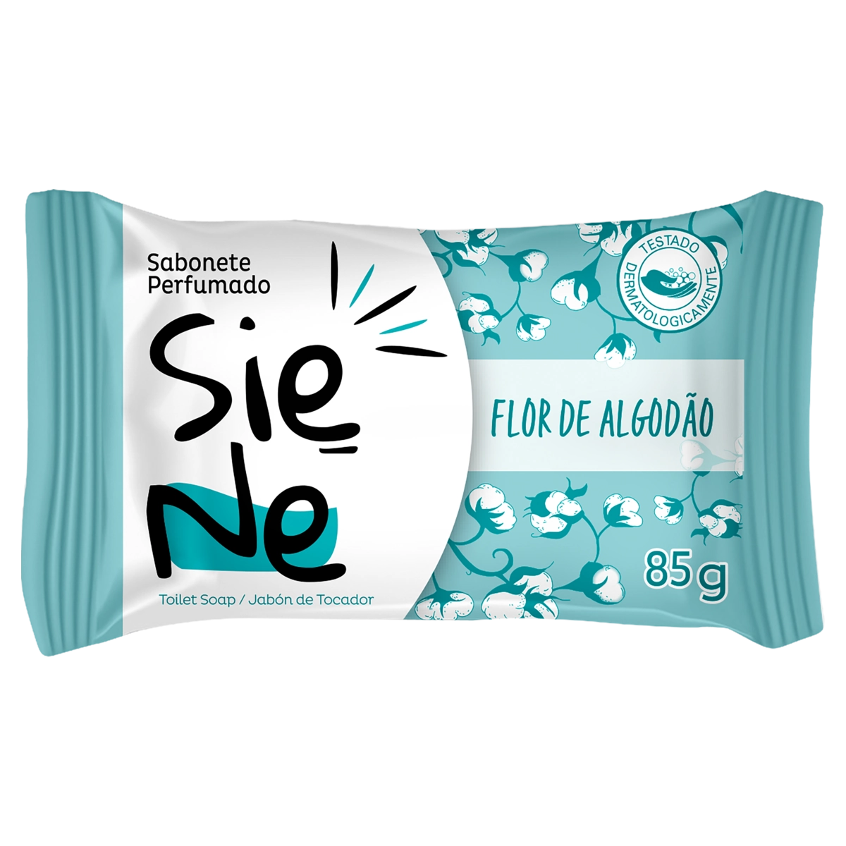 Sabonete Barra Flor De Algodão Siene Flow Pack 85g
