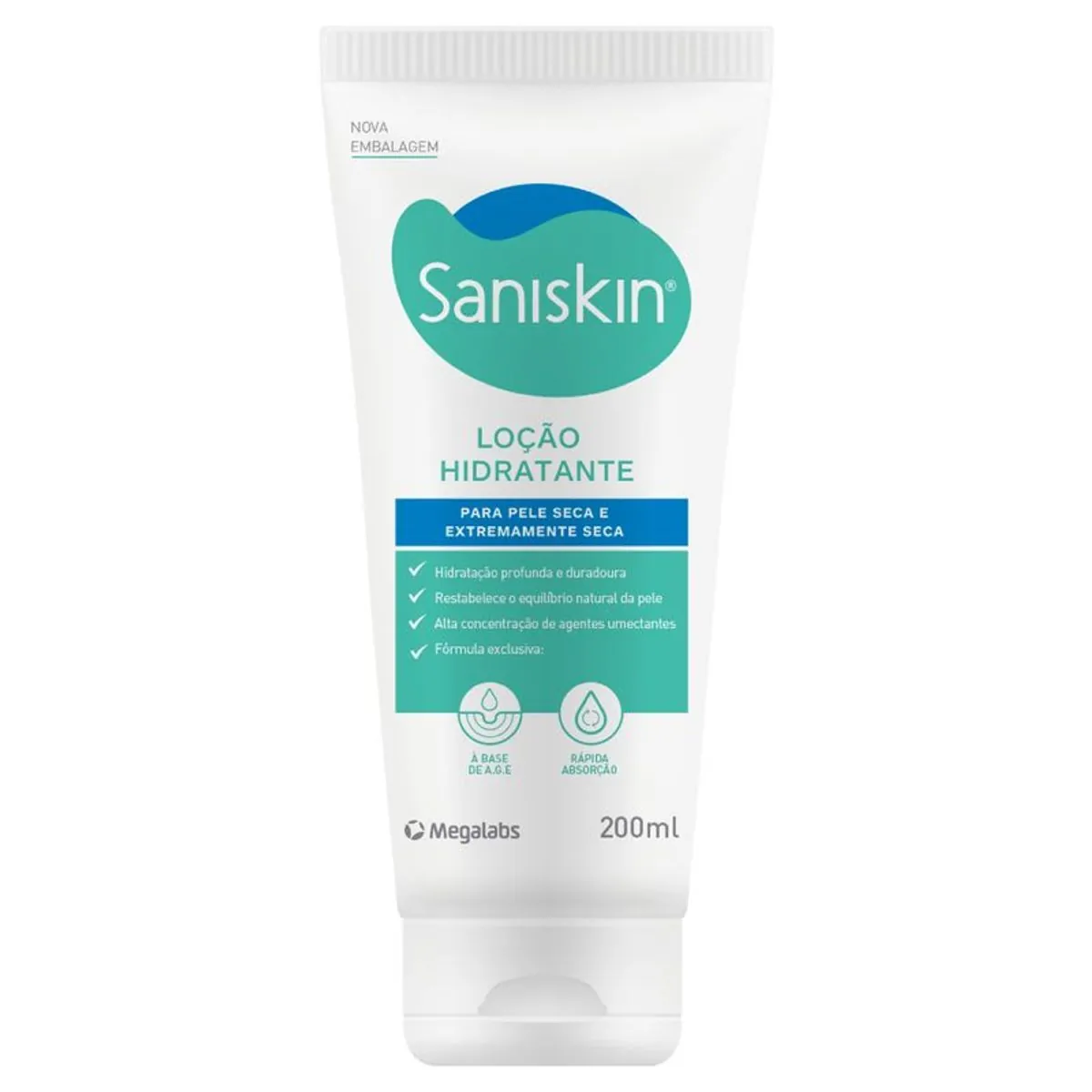 Saniskin Loção Hidratante 200 Ml