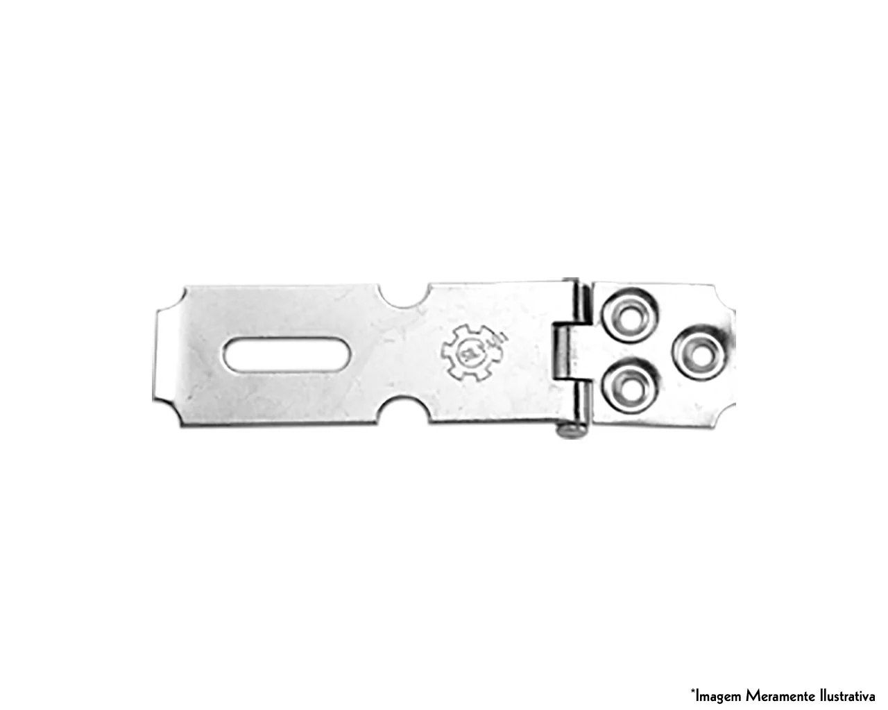 Porta Cadeado Zincado Silvana 3.1/2"