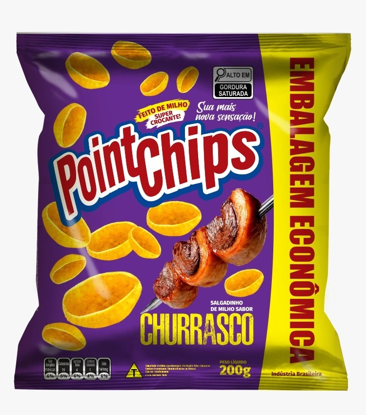 Salgadinho Point Chips 200g Queijo Parmesao