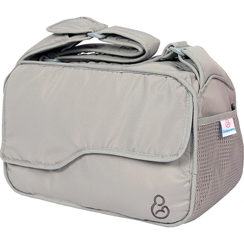 Bolsa Para Bebê Galzerano Cinza Claro