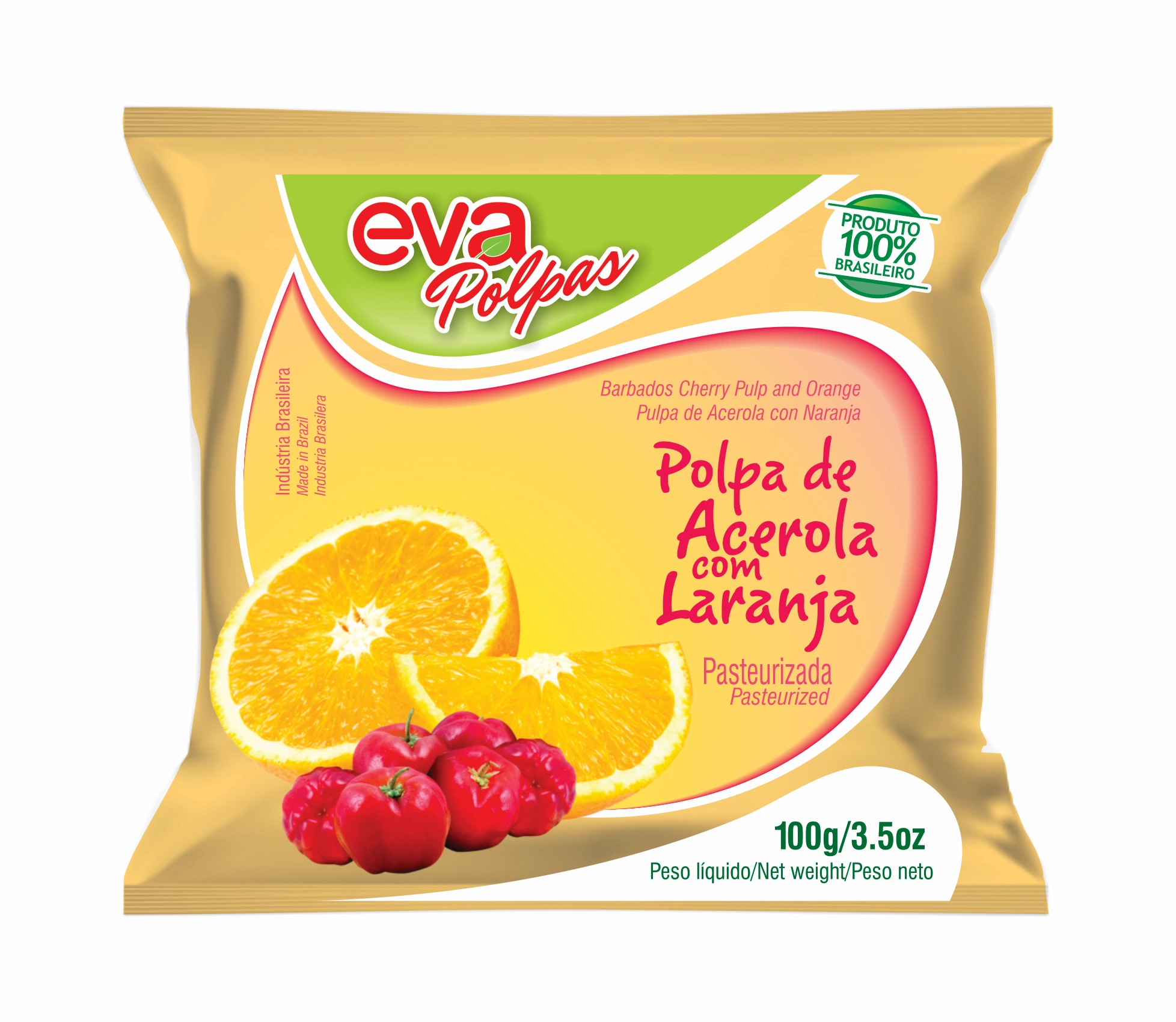 Polpa Fruta Eva Acerola/laranja