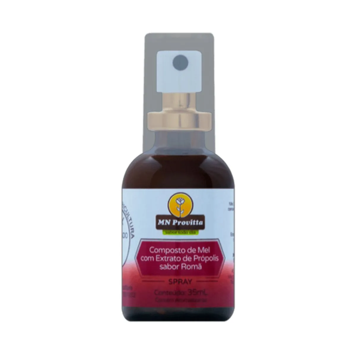 Composto de Mel e Extrato de Própolis Sabor Romã Spray MN Provitta 35ml