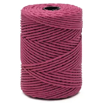 Cordao Encerado 2mm 7725 Pink C/100m Danitex