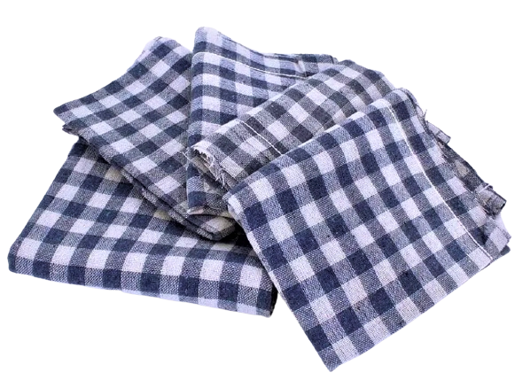 Saco Alvejado Itatex 42x62cm Xadrez