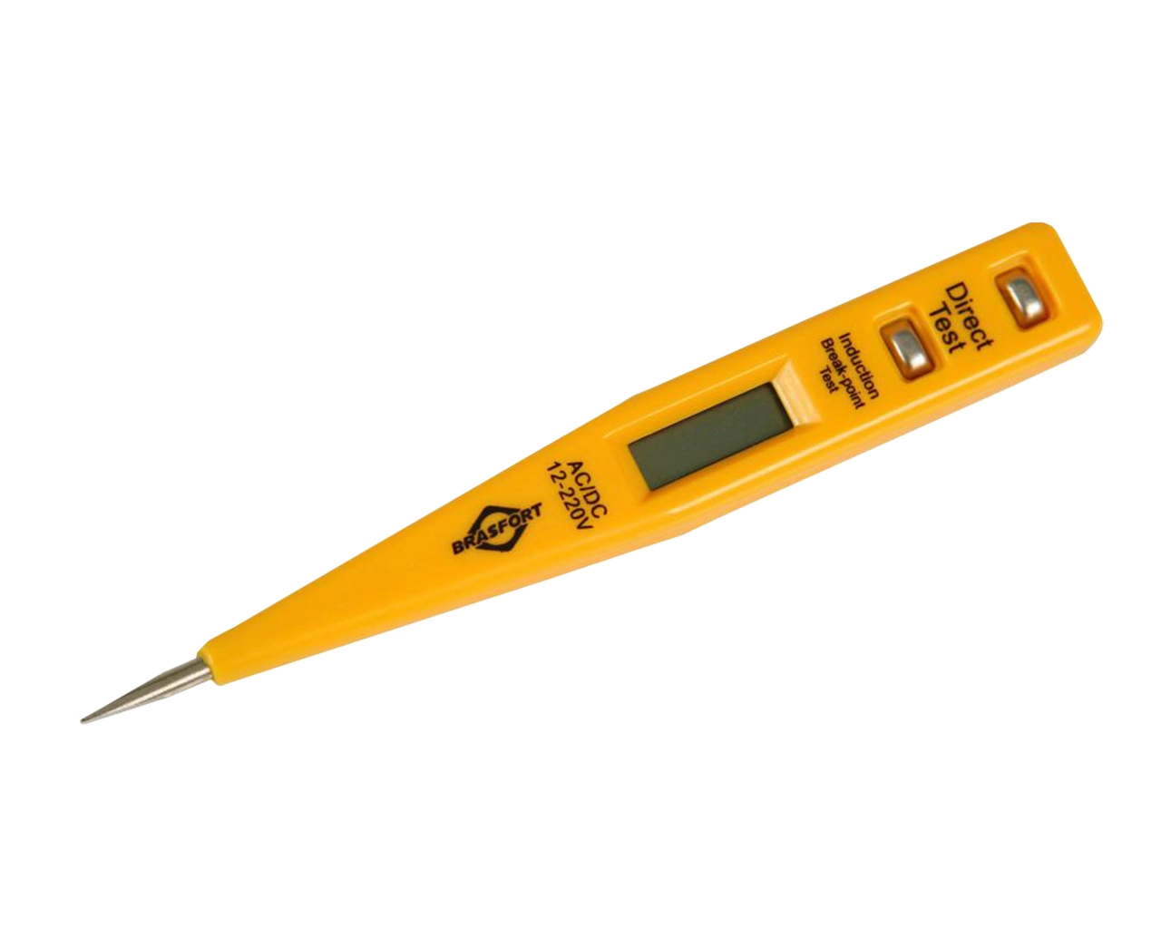 Teste De Voltagem Brasfort 8187 Digital Evita Choques Elétrico 12v A 220v Simples De Utilizar