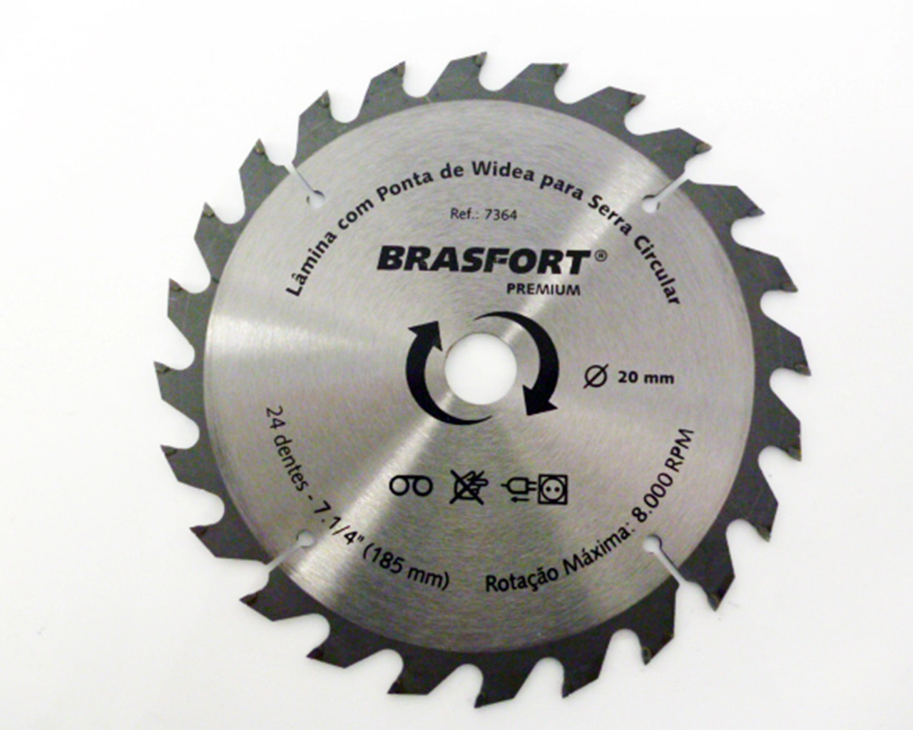 Disco Serra Brasfort 4.3/8 Aco Carbono 24d