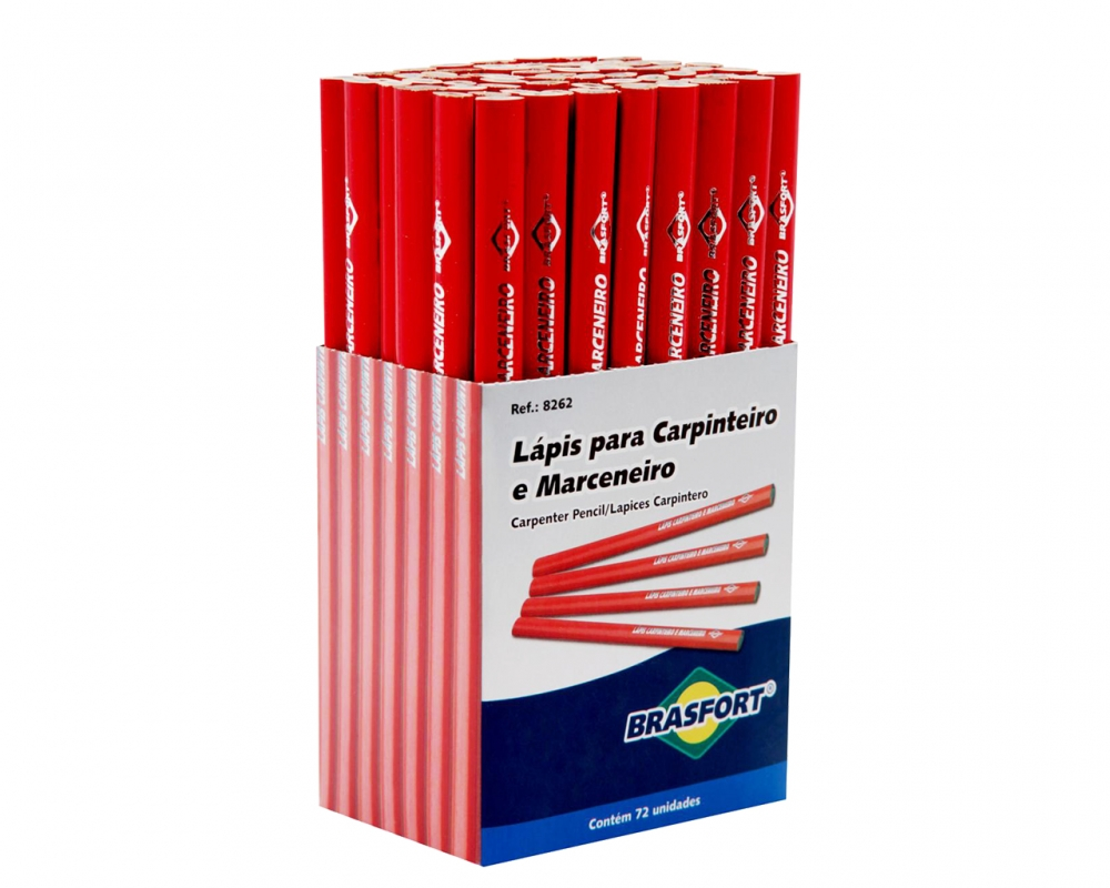 Lapis Carpinteiro Brasfort C-72pcs