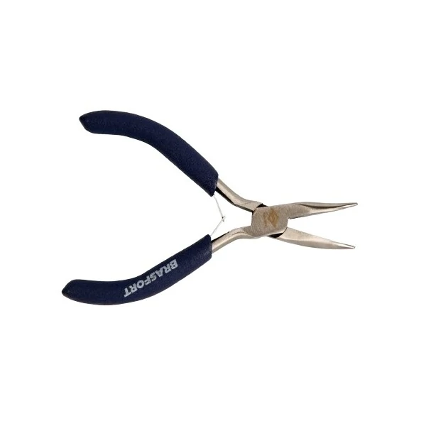 Alicate Mini Bico Cana Curvo 1/2 - BRASFORT 8995