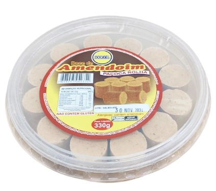 Pacoca Docigel Rolha 12x500g