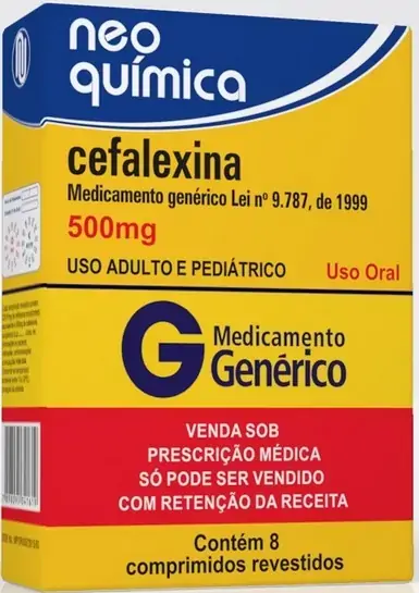 Cefalexina 500mg 8comp Neo