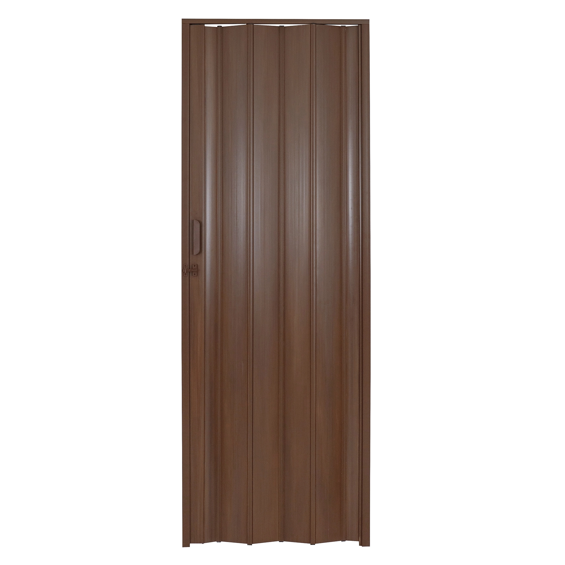 Porta Sanfonada Lisa PVC Imbuia 2,10x0,72m Artens