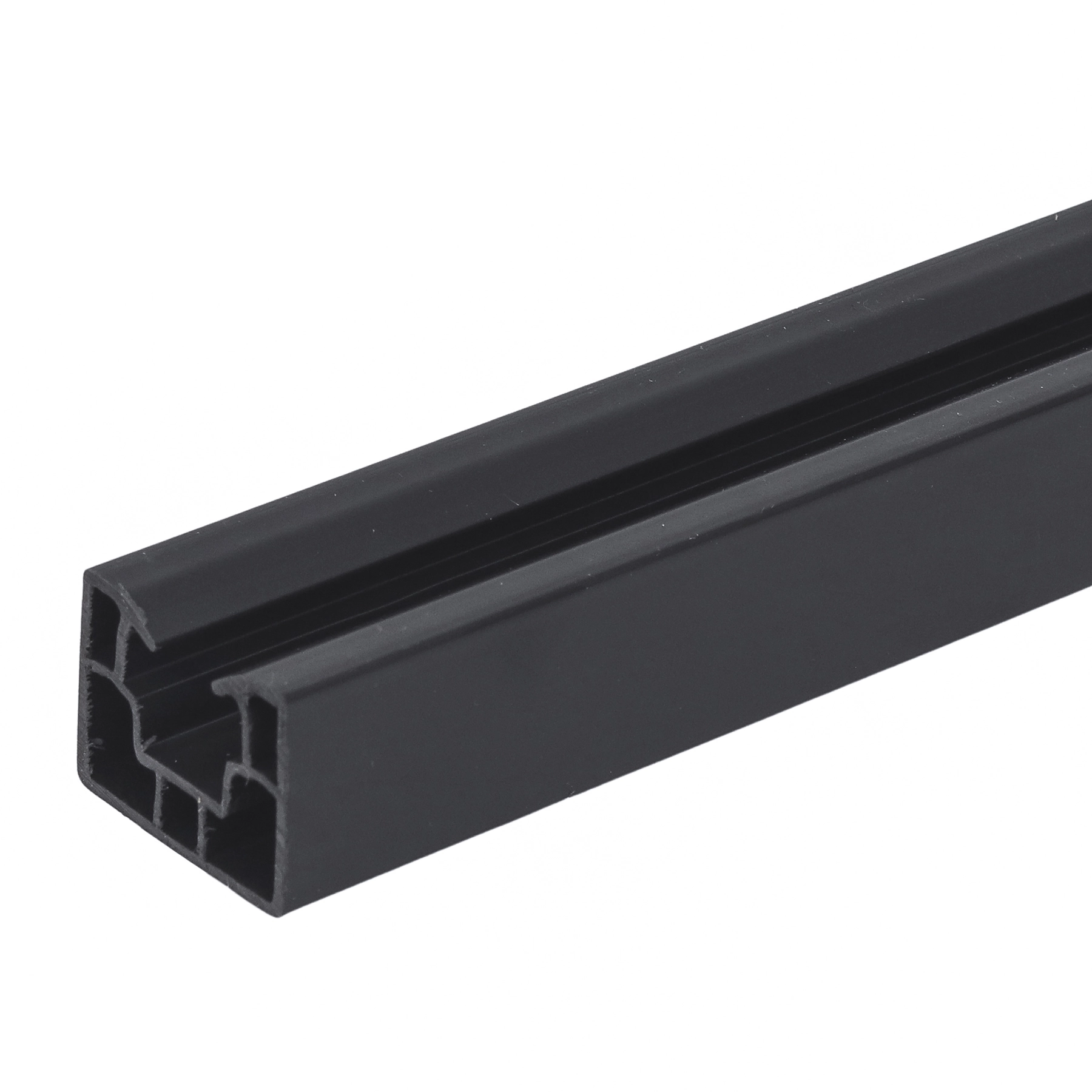 Trilho Superior de Porta Sanfonada PVC 250cm Preto BCF
