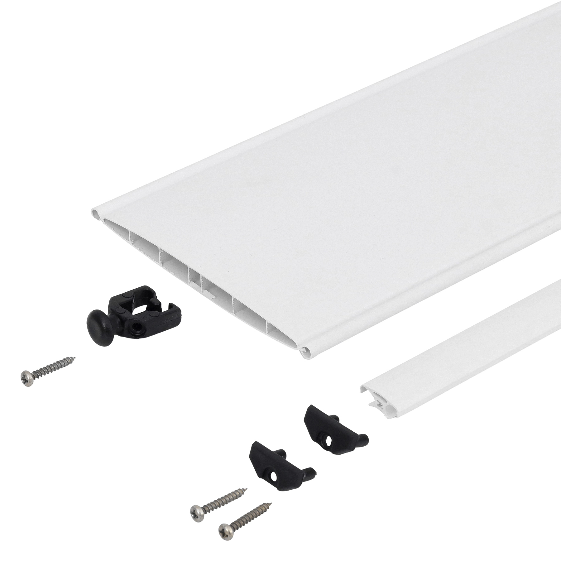 Extensor de Porta Sanfonada PVC 12cm Branco BCF