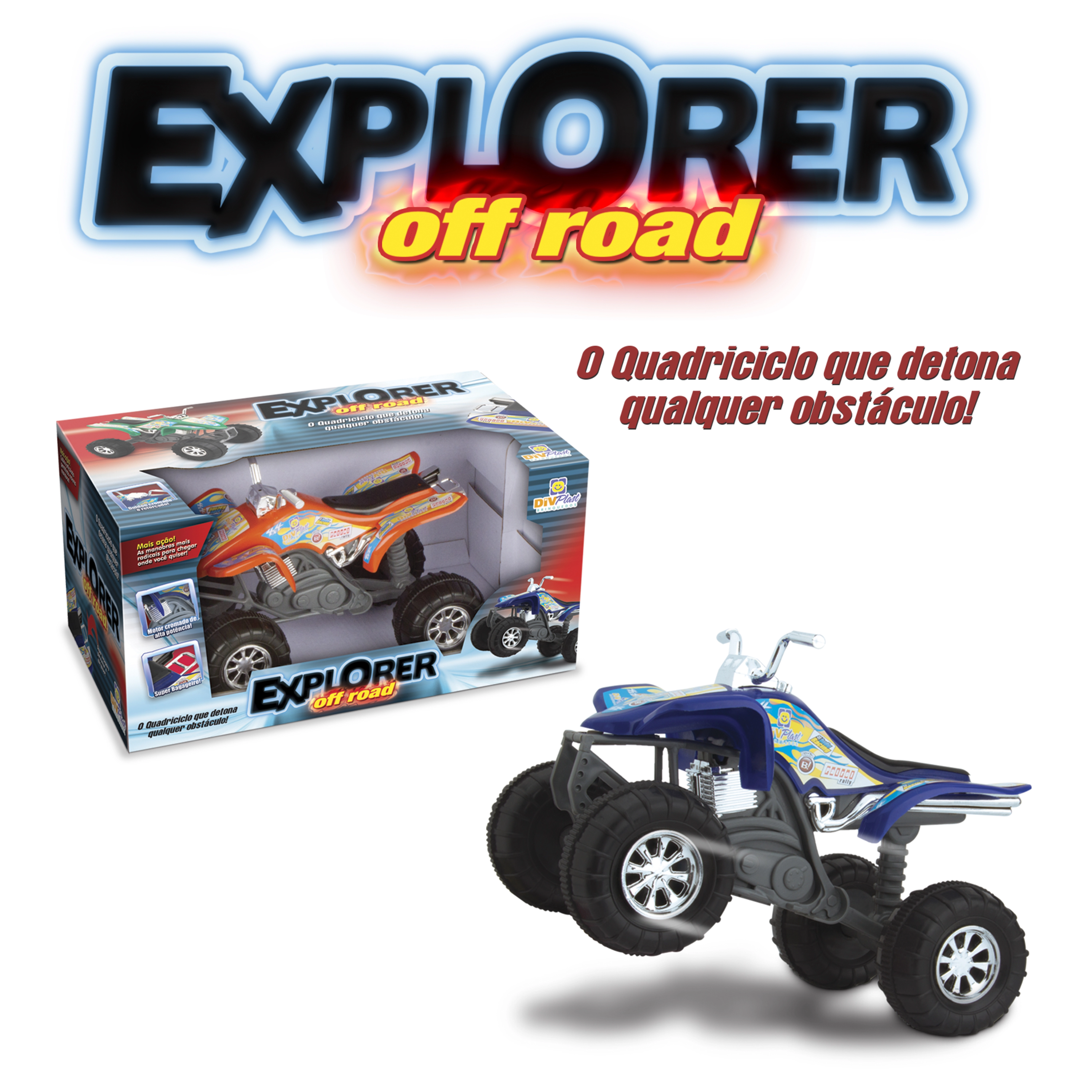 Brinquedo Quadriciclo Explorer Off Road
