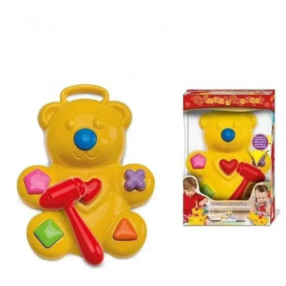 Brinquedo Educat Urso Interativo