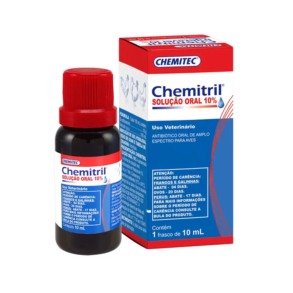 Chemitril Oral 10 Para Aves Chemitec 10ml