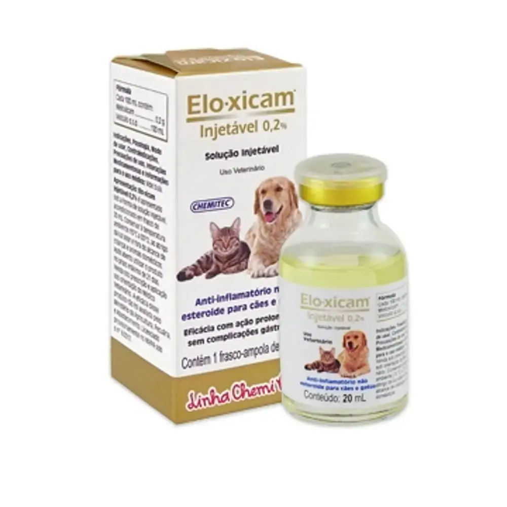 Eloxicam Inj 0,2 20ml Chemitec Pet Ref Ch