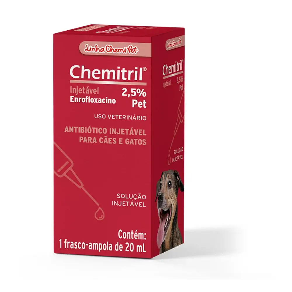 Chemitril Inj 2,5 20ml Chemitec Pet Ref Ch
