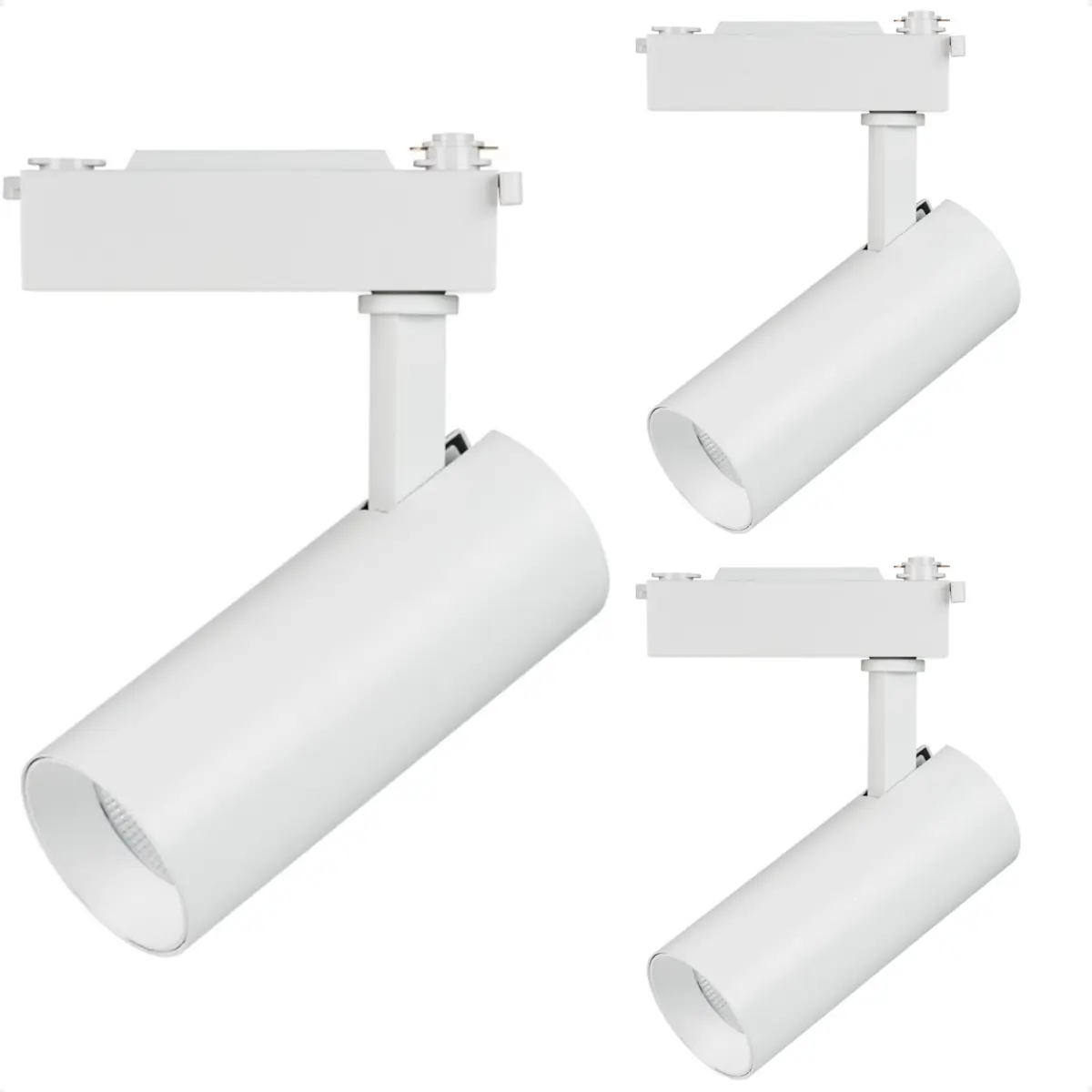 Kit 3 Spot Led Mr16 Para Trilho Eletrificado Branco 110/220v 6500k Frio