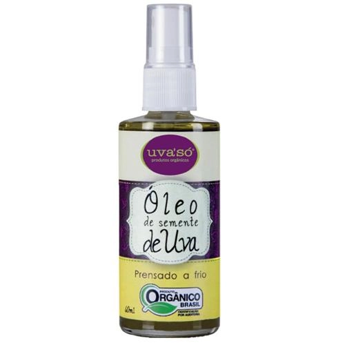 óleo De Semente De Uva Orgânico Uvasó Frasco 60ml