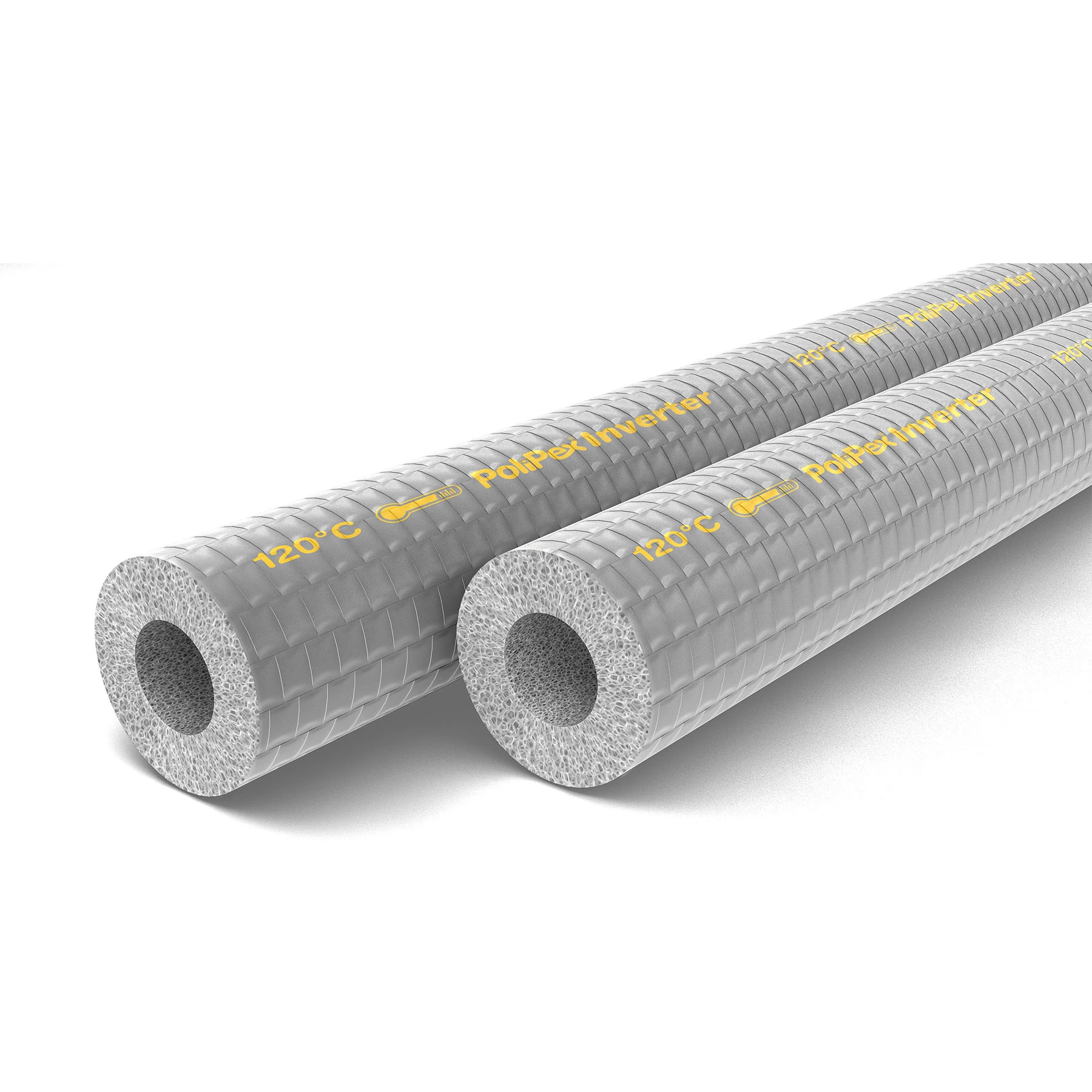 Isolante Térmico Flexível em Polietileno Expandido 1/2 12X10mm 2m UV Branco Polipex Inverter Armacell