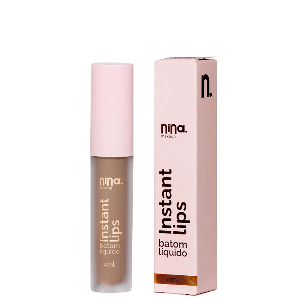 Batom Nina Liq Inst Matte Doce