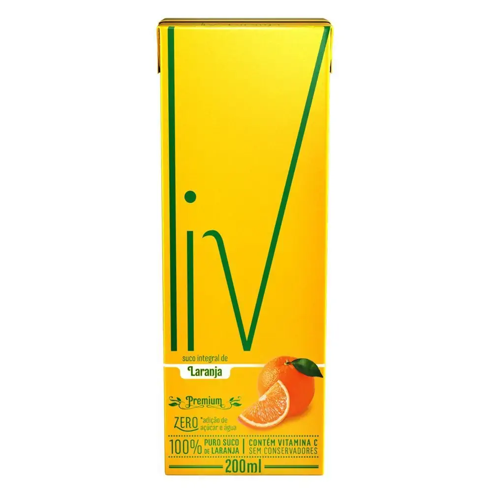 Suco Caixa 200ml Laranja Liv