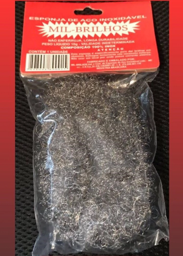 Esponja Aco Inox Mil Brilhos