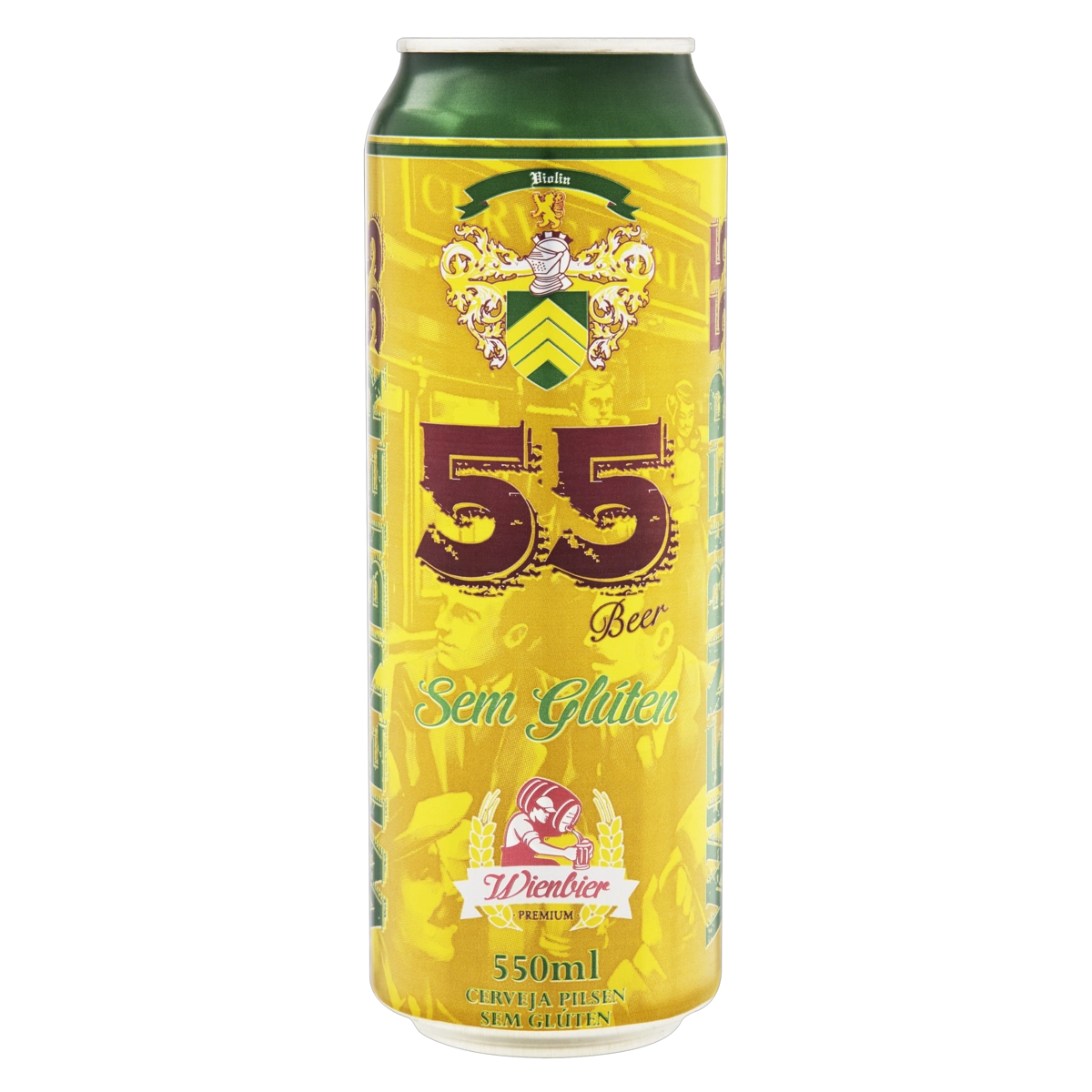 Cerveja Pilsen Premium Sem Glúten Wienbier 55 Beer Lata 550ml