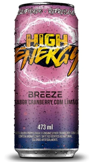 Beb.energetica High Energy 473ml Breeze Cramb./limao