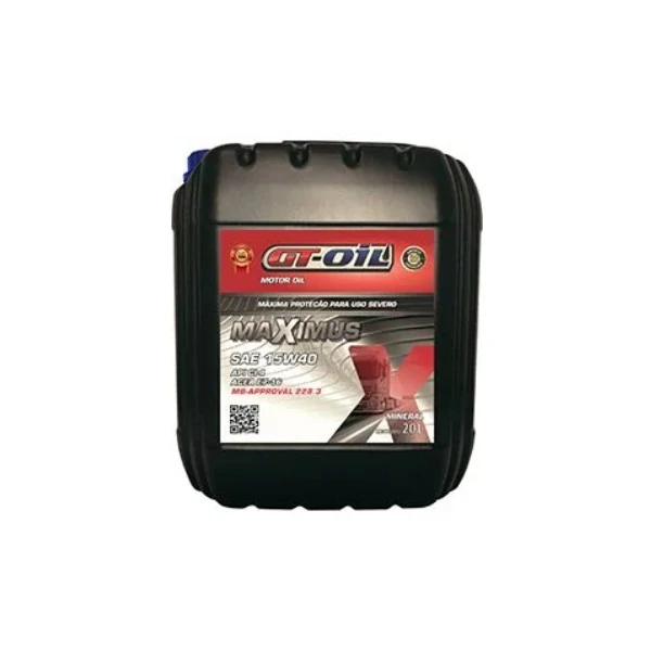 Óleo de Motor 15W40 Maximus-Mb Aproval Mineral 20 Litros - GTOIL 25020