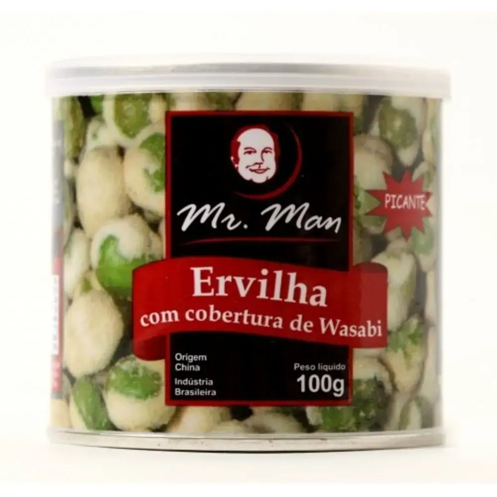 Ervilha Com Cobertura De Wasabi 100g Mr Man