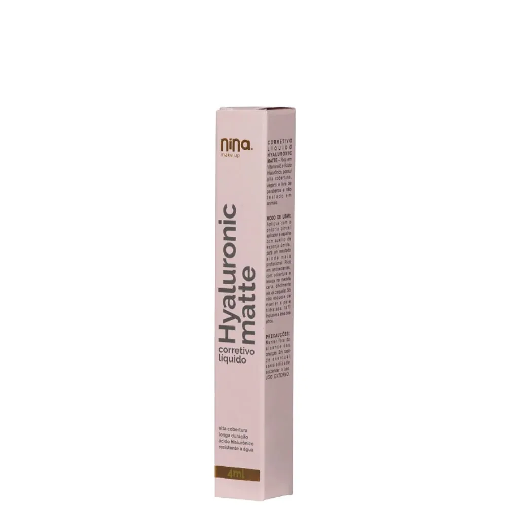 Corretivo Liq Hyaluro Matte Nina Cor 05 4ml