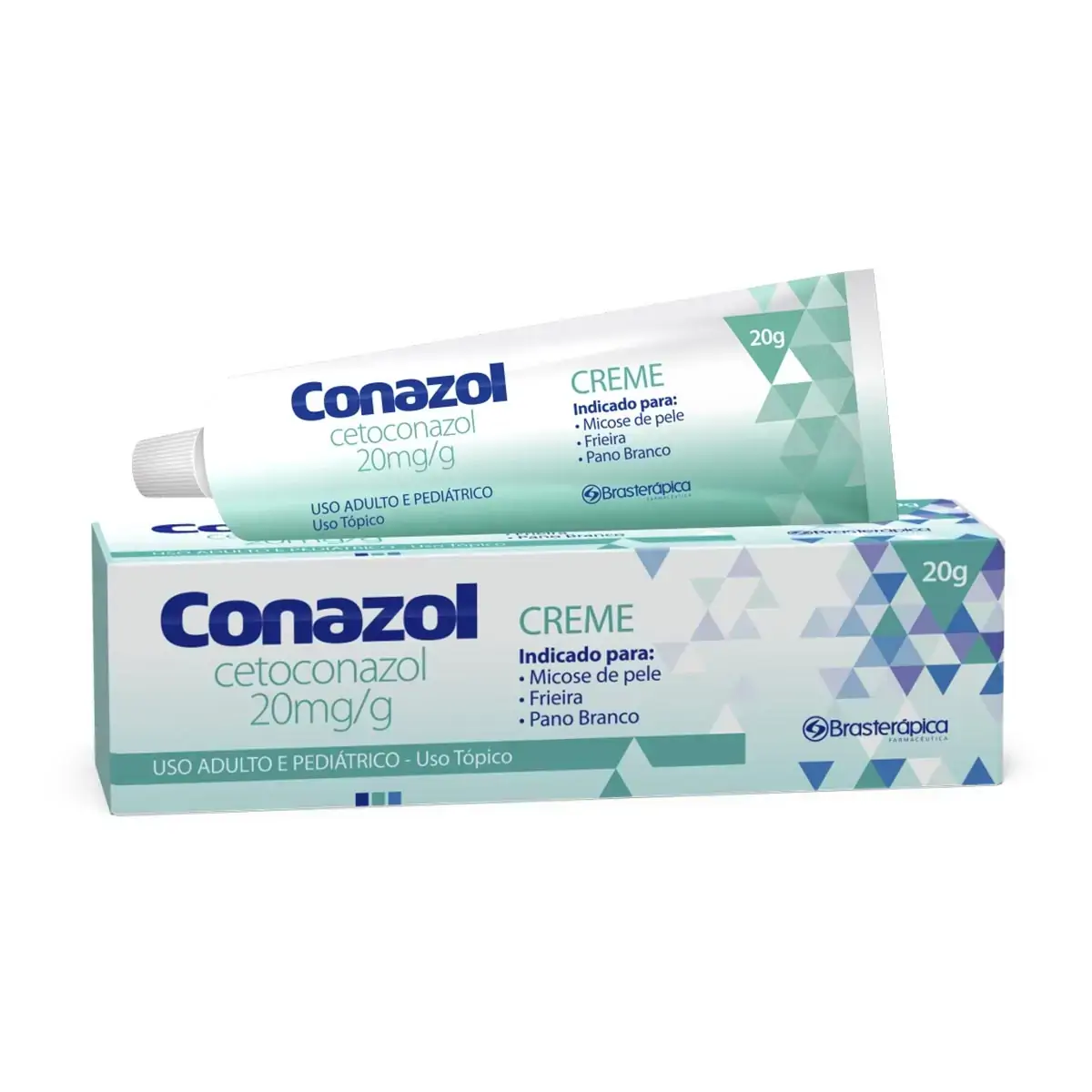 Conazol 20 Mg/g Creme Dermatológico Brasterápica Farmacêutica Similar