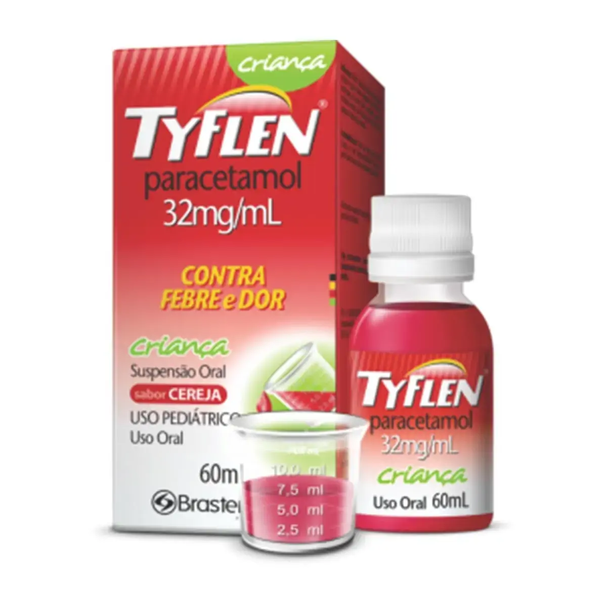 Tyflen 160 Mg/ml Suspensão Oral Brasterápica Farmacêutica Similar