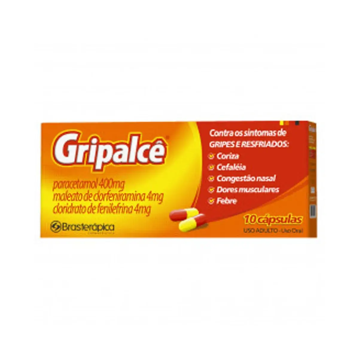 Gripalce 4 Mg 4 Mg 400 Mg 200 Cápsulas Brasterápica Similar