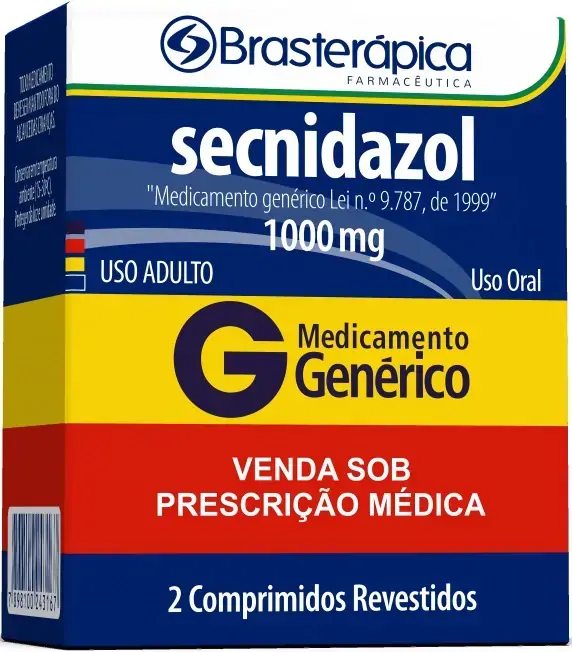 Secnidazol 2 Caixa. C/ 02 Comp
