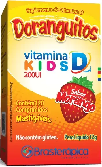 Doranguitos Caixa 120 Comp Mast Sb Morango