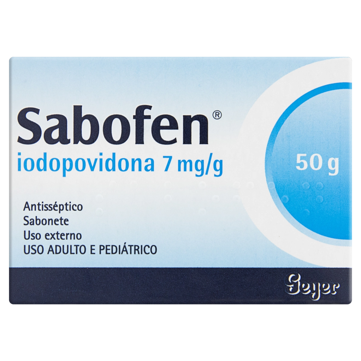 Sabonete Barra Antisséptico Sabofen Caixa 50g